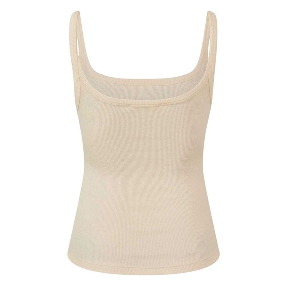 4th And Reckless Womens/Ladies Scoop Neck Tank Top / White